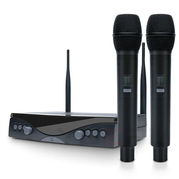 Strokovno UHF Brezžični Mikrofonski Sistem Frekvenca Nastavljiv Karaoke YUEPU RU-D230