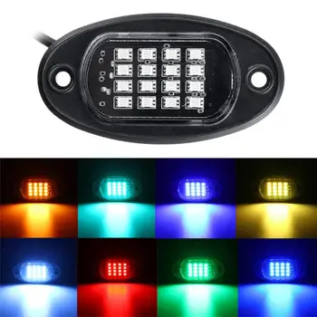 8PCS Underglow RGB LED Rock Luči Neonske 8Pods LED Lučka Off-Road UTE ATV Čoln