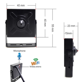 JIENUO 5MP MINI IP Kamera, Wifi 32 g 16 g 64 G HD Audio Brezžični Cctv Varnosti High Definition IPCam Nadzor Onvif Doma Fotoaparat