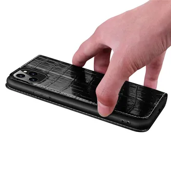 Pravega Usnja Primeru Za Iphone 11Pro Max Primeru Zajema Magnetni Etui Coque Za Iphone 11 Pro Primeru Fundas Okno Prikaži & Stojijo Lupine