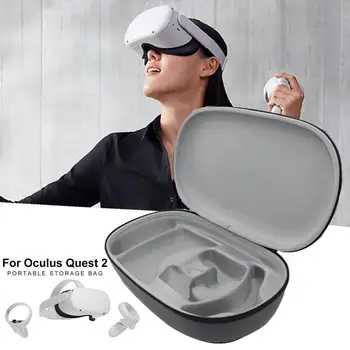 Prinaša dobička EVA Težko Potovanje Primeru Skladiščenja Primeru Zaščitna Torbica Torba, kovček Za Oculus Quest 2 Gaming Slušalke