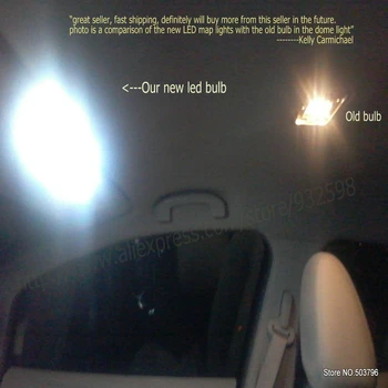 LED Notranjosti Avtomobila Luči Za kia lotze soba dome zemljevid branje stopala vrata lučka brez napak 11pc
