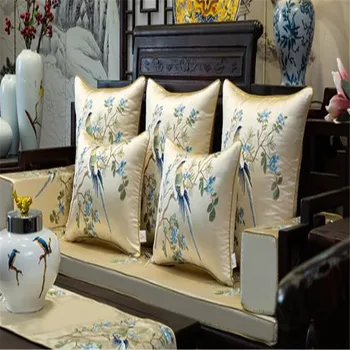 Brezplačna dostava eleganco klasičnih vezenje vrgel Blazino 45x45cm Blazino blazine blazino, stol, postelja domači kavč dekorativni