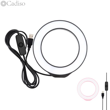 Cadiso 4.7 Palčni 12 cm USB obroč svetlobe prilagodljivo LED Selfie Fill Light Obroč za Live Video, fotografija, tok tiktok Youtube