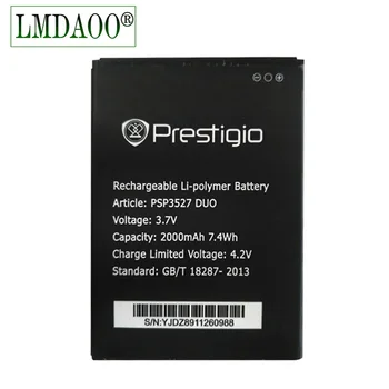 Novo 3,7 V 2000mAh PSP3507 PSP3527 baterija Za Prestigio Wize N3 PSP3507DUO PSP 3507 PSP3527DUO PSP5502 Muze A5 telefon baterija