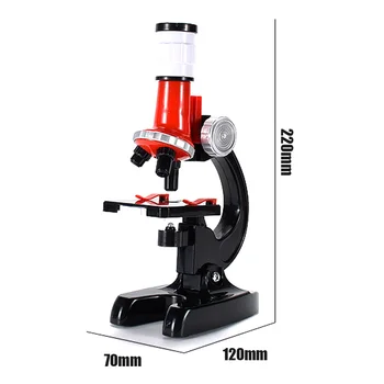 1200 Krat Mikroskopom Igrače, Osnovne Šole Biološka Znanost Eksperiment Oprema Za Otroke, Izobraževalne Igrače Mikroskopom Komplet