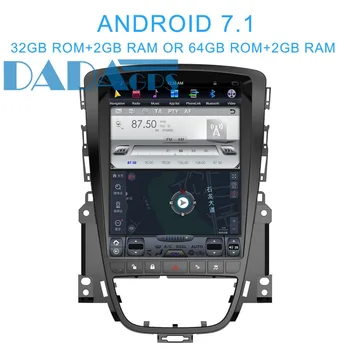 TeslaStyle Android 7.1 Avtomobilski Stereo Radio, GPS Navigacija Za OPEL Vauxhall Holden Astra J 2010-2013 št DVD Večpredstavnostna glavne enote MP4