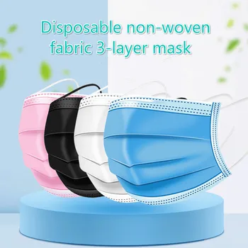 Mascarillas 10/50/100/kos razpoložljivi masko 3 plast dihanje zaščitne maske masque dustproof windproof varnost filter za masko