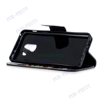 Flip Case za Samsung Galaxy A8 2018 SM A530 A530F A530F/DS Primeru Telefon Usnja Kritje SM-A530F SM-A530F/DS SM-A530W Primeru Zajema