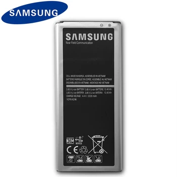 Origina Samsung Baterija EB-BN910BBE 3220mah Za Galaxy Note 4 N910 N910F N910A N910V N910P N910T N910H Zamenjava Batteria