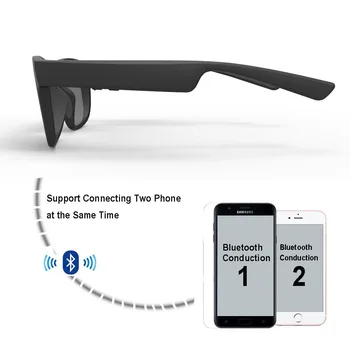 Conway Bluetooth sončna Očala Kostne Prevodnosti Dotik za Nadzor Slušalke Očal Smart Audio Slušalke Odprte ear Music&Glasovno Klicanje