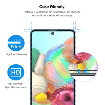 2nahrbtnik Full Screen Protector Kaljeno Steklo Za Samsung Galaxy A50 A51 ščitnik 9H Ultra-Clear Na Samsung Galaxy A71 Ščit
