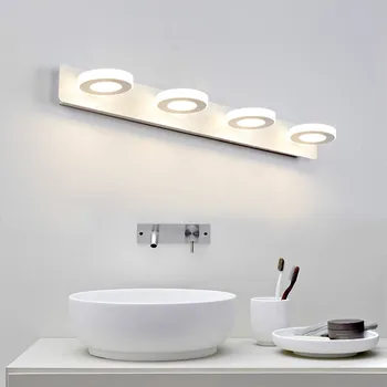 Sodobna Kopalnica LED Ogledalo Svetlobe Desk oblači Postelji svetilko rov Stenske Svetilke lampada de led debelo omarico, Ogledalo svetilke spredaj