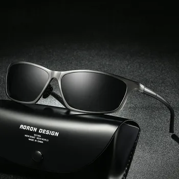 Blagovno znamko Design sončna Očala Moških Polarizirana Anti Glare Kvadratnih Vožnjo sončna Očala na prostem, športni Ribolov Polarizacija Moški Očala