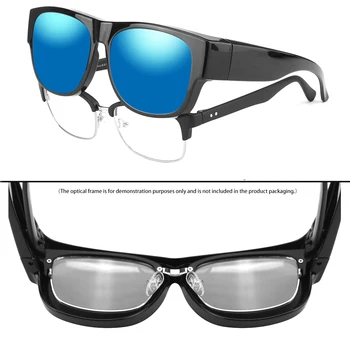 Polarsnow 2020 Prevelik Fit Nad sončna Očala Prilagodljiv TR90 Okvir, 25 g Pokrov za Kratkovidnost Očala za Ribolov Vožnjo Nositi Več Odtenkov