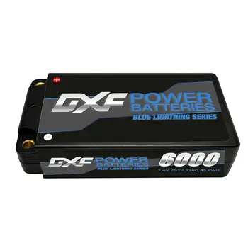 DXF lipo Akumulator 2S Shorty Lipo 7.6 V 6000mah 120C Baterije RC Lipo Baterije s 4 mm Bullet Konkurence Kratko-Pack-gnome za 1/10 otroški Voziček