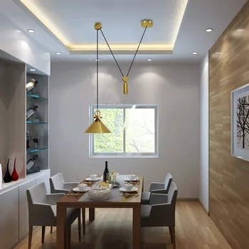 Sodobni led železa hanglamp viseče luči visi svetilka obesek luči, kuhinjo, jedilnico, bar spalnica, jedilnica