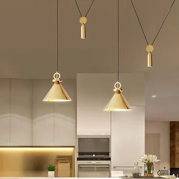 Sodobni led železa hanglamp viseče luči visi svetilka obesek luči, kuhinjo, jedilnico, bar spalnica, jedilnica