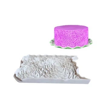 Sugarcraft poroko Emboss cvet Silikonsko plesni fondat plesni torta dekoraterstvo orodja čokolada gumpaste plesni