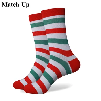 Match-Up Proge za moške česana bombaž nogavice blagovne znamke man obleko plesti nogavice Poročno darilo Brezplačna dostava NAM velikost(7.5-12)
