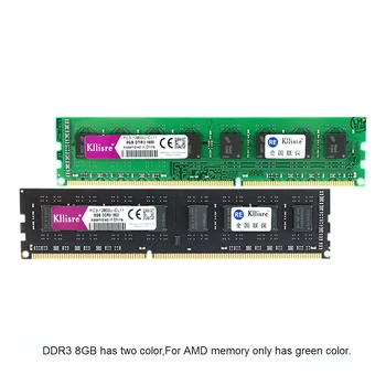 Kllisre DDR3 8GB 4GB 1600Mhz Spomin 1333 240pin 1,5 V Namizje ram dimm