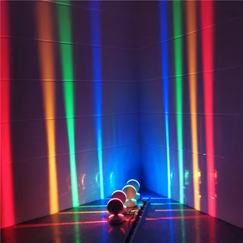 Led okno svetlobo na prostem nepremočljiva ustvarjalne stenske svetilke zunanja svetilka 360-stopinjski svetlobna koridor oltarja dekorativni spot svetilka
