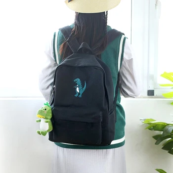 2020 ženske vezenje dinozaver nahrbtnik vrečke lep tassel šolske torbe potovalne torbe za dekleta padec ladijskega prometa M453