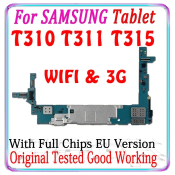 Original Odklenjena Za Tablični računalnik Samsung Galaxy 3 8.0 T311 T310 T315 motherboard Dobre Delovne EU Različica Logiko Odbor s čipi MB