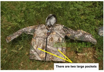 Anti-komar dihanje Moške bionic Bor maskirno obleko Prostem Jakna Moški Vojske Šport Lovska Oblačila ribolov plašč