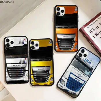 DAF tovornjak logotip Telefon Primeru Gume za iPhone 11 pro XS MAX 8 7 6 6S Plus X 5S SE 2020 XR primeru