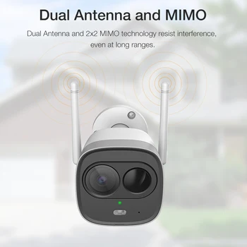 Dahua IMOU WiFi 1080P FHD IP Kamero z Dvojno Anteno Anti-motnje Nočnega Vida PIR Odkrivanje dvosmerni Pogovor Vremensko ONVIF
