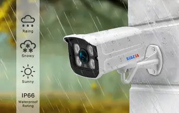 BESDER H. 265 HD 5MP 2MP Varnosti IP Kamero 48V PoE Array LED do 25m IR Nočno Vizijo Ulica Fotoaparat P2P ONVIF CCTV Nadzor