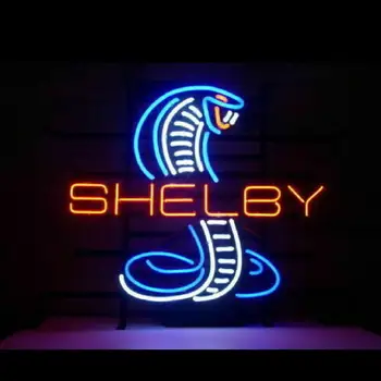Po Meri Narejene Shelby Steklo Neonskih Luči Prijavite Pivo Bar