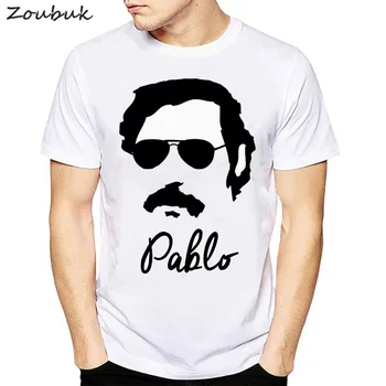 Majica Harajuk Vrhovi t-shirt Narcos Boter Pablo Escobar Anime Moških estetske Modni moški/ženske Tee Majica