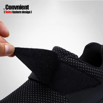 LARNMERN Moški Varnostni Čevlji Jekla Toe Gradnje Zaščitna Obutev Lahka 3D Shockproof Delo Zavezat Čevlji Za Moške