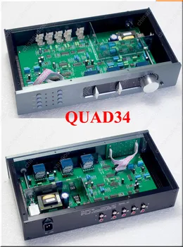 QUAD34 Hi-Fi Pre-amp PREAMP Klasičnih QUAD34 Preamp Nastavljiv Bass Treble Za močnostni Ojačevalnik,110V/220V AC Vhod