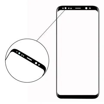 Sprednje steklo pokrova screen Protector for Samsung Galaxy S8 /Galaxy S9/Galaxy S10/Galaxy note 8+Steklo Objektiv Zamenjava za Orodje