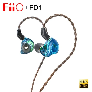 Fiio FD1 Berilij-platirani dinamičnega voznika in-ear Slušalke IEM z 2Pin 0.78 mm priključki Snemljiv Kabel Močan bass