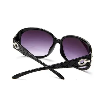 HUHAITANG Moda Ovalne sončna Očala Ženske Prevelik Prostem Sunglass Odtenkih Za Ženske Big PC sončna Očala
