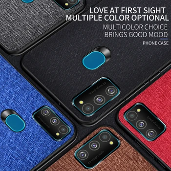 Za Samsung Galaxy A20E Primeru Tkanine Krpo Telefon Kritje A20 A20S A30 A40 A40S A60 M01 M10 M20 M11 M21 M30 M30S M31 M40 M51 Primerih