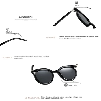 AEVOGUE Nove Ženske Polarizirana Moda korejski Zunanji sončna Očala Moških Retro Vožnjo Očala blagovne Znamke Design UV400 AE0783