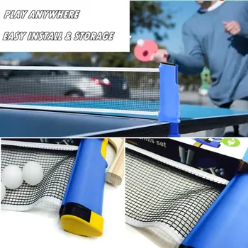 Namizni Tenis 2020 Vrh Zaprtih Igre Zložljive Prenosni Namizni Tenis Neto Ping-Pong Vesla Kit Komplet Namizni Tenis Veslo