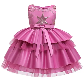 Dekleta Obleko Večplastna Torto Rojstni Dan Obleke Otroci Obleke Za Dekleta Kostum Elegantne Princesa Obleko Božič Otroci Oblačila