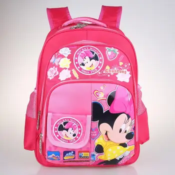 Disney princesa Mickey mouse 1-3 razrede osnovne šole, otroški cartoon šolsko torbo fant dekle minnie ramenski knjiga vreča za nahrbtnik