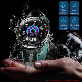 SN80 Poln na Dotik Pametno Gledati Bluetooth Nepremočljiva Šport Zapestje Gledati Srčni utrip, Krvni Tlak Monitor Fitnes Watch GPS Tracker