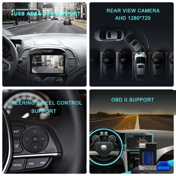 EKIY Android 9 avtoradia Za Dodge Kalibra 2009-2012 Navigacija GPS Multimedia Player Samodejno Stereo Vodja Enote Tip Diktafon BT FM