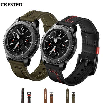 Orodje S3 Meje usnje pasu Za Samsung Galaxy Watch 46mm correa Huawei watch GT trak 22 mm watch band prestavi s 3 watchband pasu