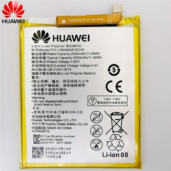 2019 Original Za Huawei HB366481ECW Polnilna Li-ion baterija telefona Za Huawei P9 Vzpon P9 Lite G9 čast 8 5C G9 3000mAh