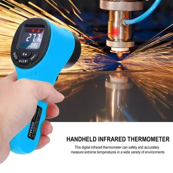 HW550 Temperatura-50~550°C Ročni Infrardeči Termometer brezkontaktno LCD Kuhinja Digitalni Termometer Senzor 2020