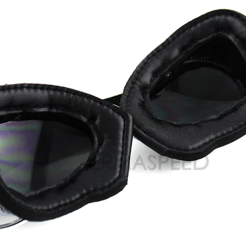Motoristična Očala Retro Vintage Čelada Jet Ski Steampunk Očala Moto Cross Pilotni Očala za Harley Chopper Cafe Racer